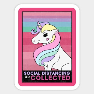 Cute Unicorn Collected Sticker